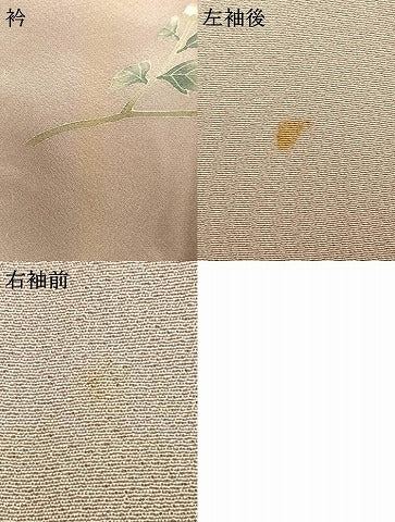 平和屋着物▽訪問着 単衣 枝花文 暈し染め 正絹 逸品 AAAV2575fy