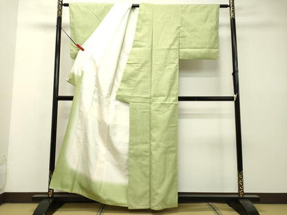 平和屋着物●上質な紬 夏虫色 正絹 逸品 DAAS2200tw