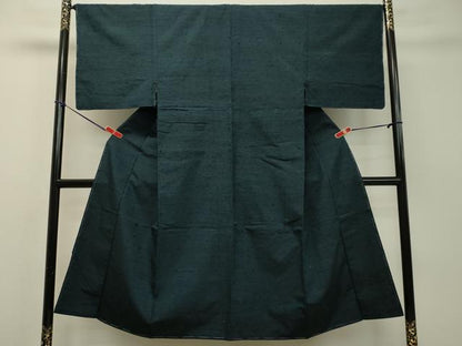 平和屋着物●男性 髭紬 褐返色 正絹 逸品 未使用 DAAS2199tw