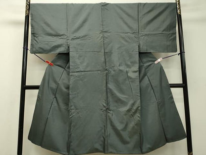 平和屋着物●男性　本場大島紬　豆がら茶色　正絹　逸品　DAAS2209tw