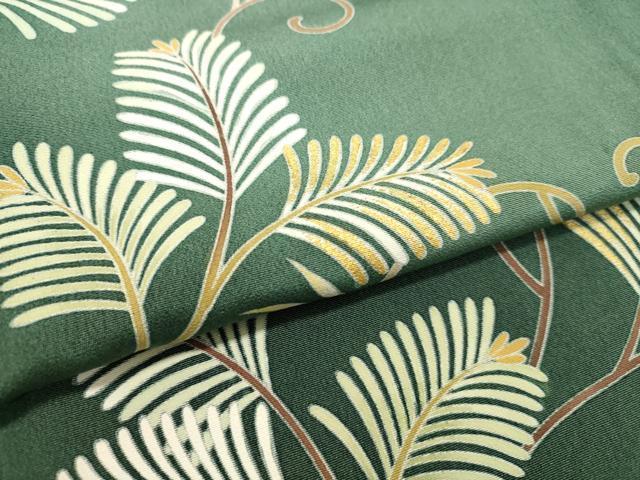 平和屋着物●訪問着　駒刺繍　松葉唐草文　暈し染め　正絹　逸品　DAAS2207tw