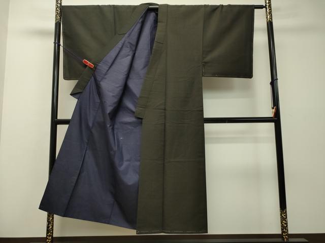 平和屋着物●男性　紬　霞文　正絹　逸品　未使用　DAAS2210tw