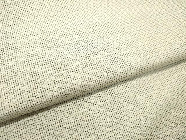 平和屋着物●男性　本場大島紬　白大島　100亀甲　総詰め　正絹　逸品　DAAS2222tw