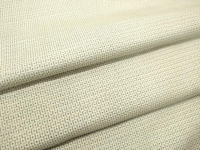 平和屋着物●男性　本場大島紬　白大島　100亀甲　総詰め　正絹　逸品　DAAS2222tw