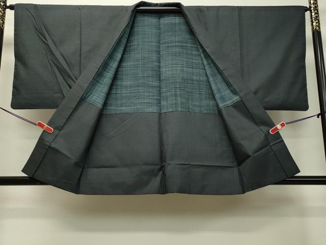 平和屋着物●男性　本場大島紬　アンサンブル　100亀甲　総詰め　正絹　逸品　DAAS2227tw