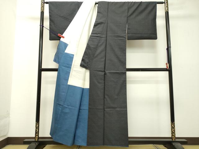 平和屋着物●本場大島紬 7マルキ 蜀江文 正絹 逸品 DAAS2246tw
