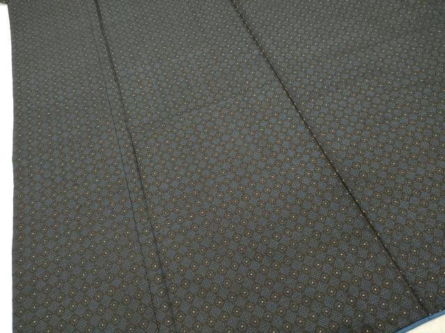 平和屋着物●本場大島紬 7マルキ 蜀江文 正絹 逸品 DAAS2246tw