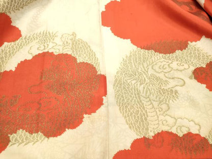 平和屋着物●希少 本場大島紬 龍郷絣 アンサンブル 花菱文 正絹 逸品 DAAS2277tw
