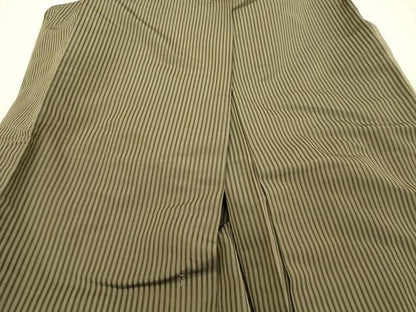 平和屋着物●男性　馬乗り袴　縞　正絹　逸品　DAAS2278tw