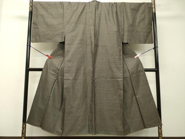 平和屋着物●男性 紬 アンサンブル 100亀甲 総詰め 正絹 逸品 未使用 DAAS2286tw