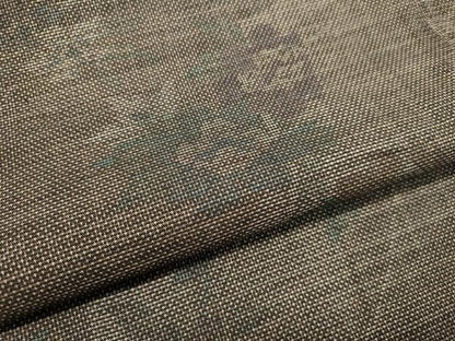 平和屋着物●本場大島紬 9マルキ 草花文 正絹 逸品 DAAS2301tw