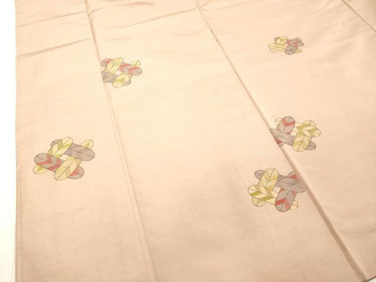 平和屋着物●京の名門・菱屋六右ェ門 紬 鷹の羽 正絹 逸品 未使用 DAAS2307tw