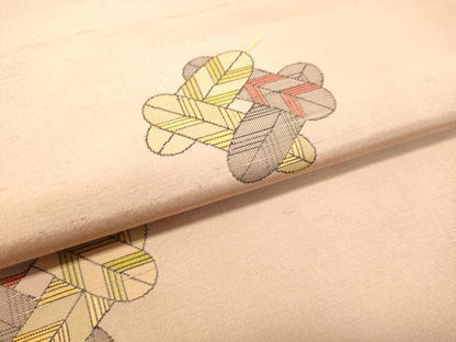 平和屋着物●京の名門・菱屋六右ェ門 紬 鷹の羽 正絹 逸品 未使用 DAAS2307tw