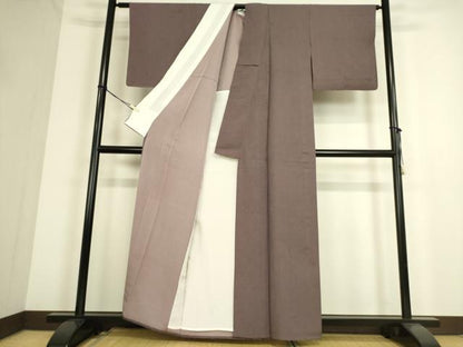 平和屋着物▽江戸小紋　単衣　角通し　正絹　逸品　DAAS0309az