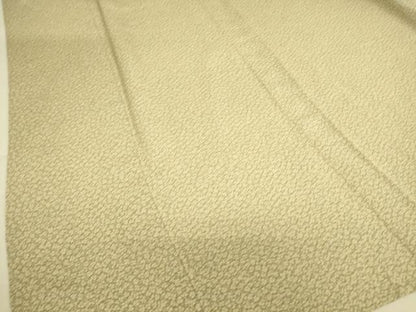 平和屋着物▽上質な小紋 単衣 小花 鬼しぼ縮緬 正絹 逸品 DAAS0328az