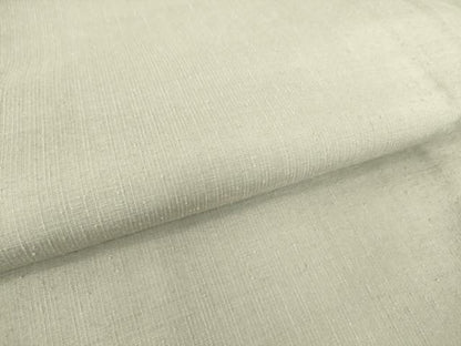 平和屋着物▽上質な紬 　単衣　白鼠色　正絹　逸品　未使用　DAAS0316az