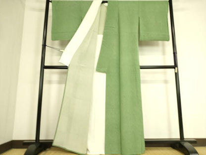 平和屋着物▽江戸小紋　単衣　鮫小紋柄　正絹　逸品　DAAS0336az