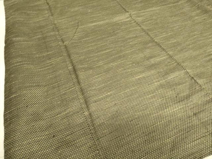 平和屋着物▽男性 紬 単衣 吉祥小絣 草木紬 反端付き 正絹 逸品 DAAS0334az