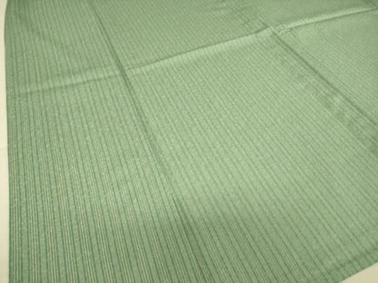 平和屋着物▽小紋　単衣　縞　洗える着物　未使用　DAAS0360az
