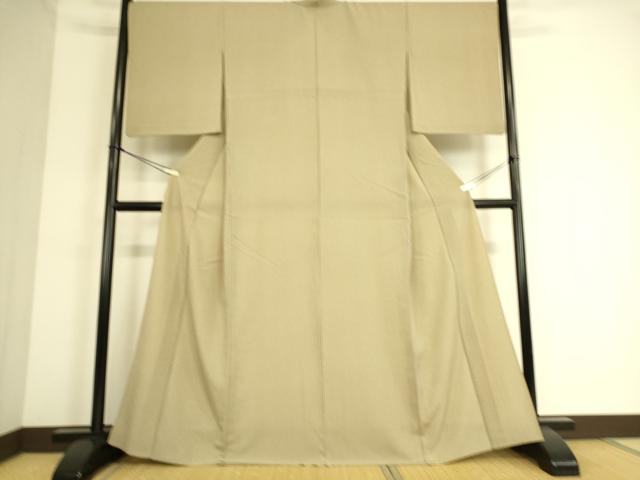 平和屋着物▽小紋 単衣 縞 洗える着物 DAAS0361az