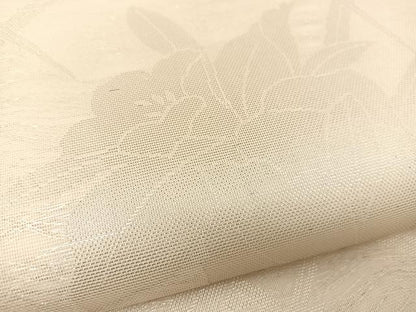 平和屋着物＊夏物 六通柄袋帯 カトレア 銀糸 正絹 逸品 BAAT0692yc