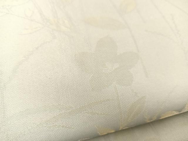 平和屋着物＊夏物 六通柄袋帯 秋草文 金銀糸 正絹 逸品 BAAT0693yc