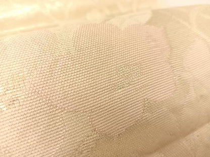 平和屋着物＊夏物 六通柄袋帯 渡橋秋草文 銀糸 正絹 逸品 BAAT0699yc