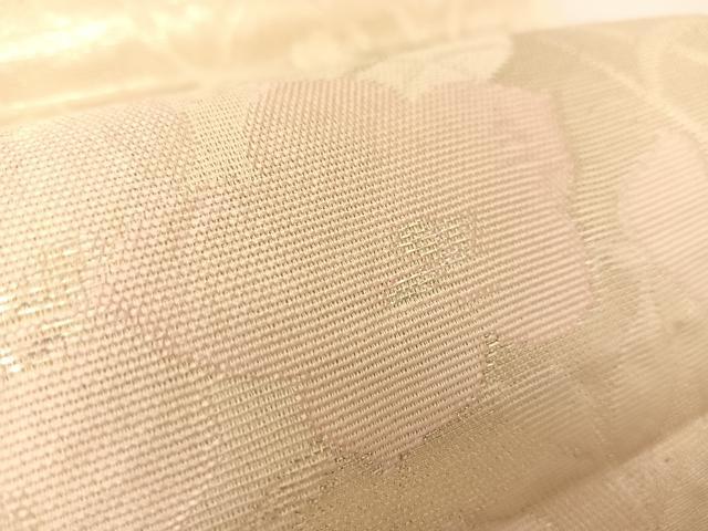 平和屋着物＊夏物 六通柄袋帯 渡橋秋草文 銀糸 正絹 逸品 BAAT0699yc