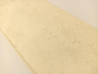 平和屋着物＊夏物 六通柄袋帯 藤花房 銀糸 正絹 逸品 BAAT0724yc