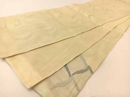 平和屋着物＊夏物 太鼓柄袋帯 流水瓦文様 正絹 逸品 BAAT0734yc