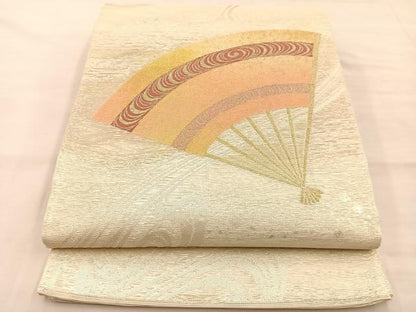 平和屋着物＊夏物 六通柄袋帯 招宴 金銀糸 正絹 逸品 BAAT3141hv