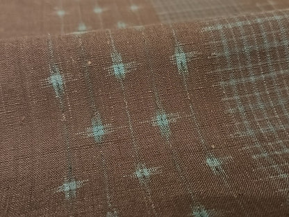 平和屋着物●上質な紬　間道　正絹　逸品　AAAU4228np