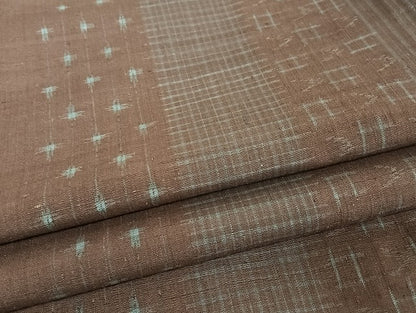 平和屋着物●上質な紬　間道　正絹　逸品　AAAU4228np