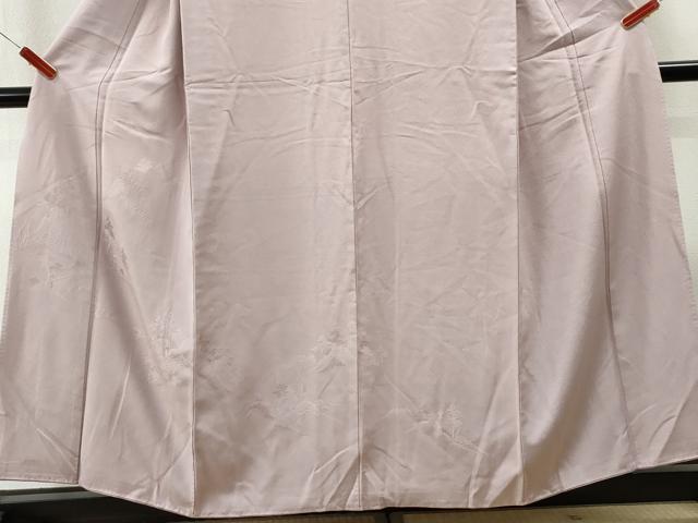 平和屋着物■豪華色留袖 流水樹林地紋 鴇鼠色 正絹 逸品 CAAS6664yc