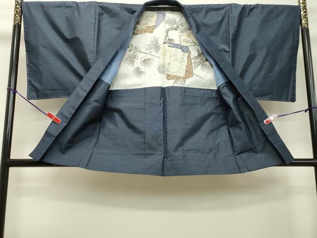 平和屋着物●男性　本場大島紬　アンサンブル　100亀甲　総詰め　正絹　逸品　DAAS2467tw