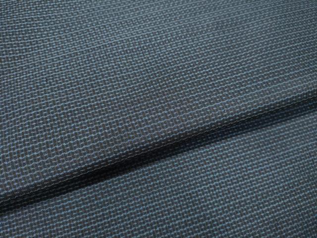 平和屋着物●男性　本場大島紬　アンサンブル　100亀甲　総詰め　正絹　逸品　DAAS2467tw