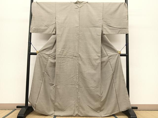 平和屋着物●結城紬 霞文 正絹 逸品 BAAT0846yc