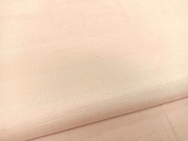 平和屋着物●紅花紬　米沢　正絹　逸品　BAAT0839yc