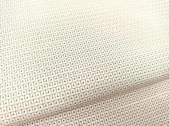 平和屋着物●上質な紬　100亀甲　亀甲文様　正絹　逸品　BAAT0874yc