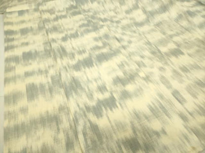 平和屋着物▽上質な紬 単衣 霞文 松坂屋扱い 正絹 逸品 DAAS0534az