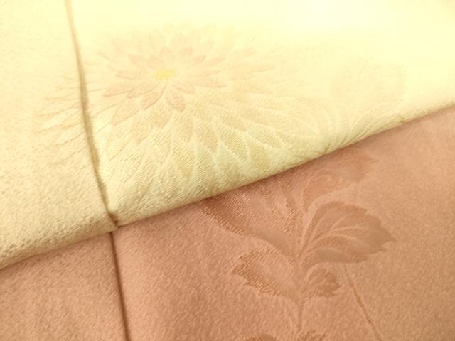 平和屋着物▽訪問着 単衣 霞花文 暈し染め 正絹 逸品 DAAS0540az