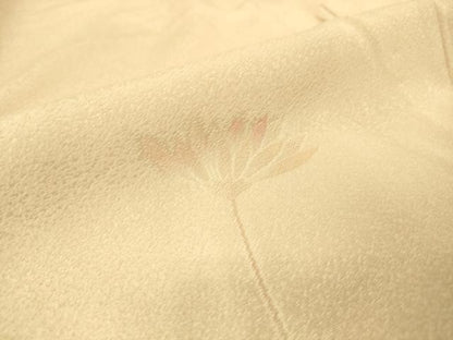 平和屋着物▽訪問着 単衣 霞花文 暈し染め 正絹 逸品 DAAS0540az