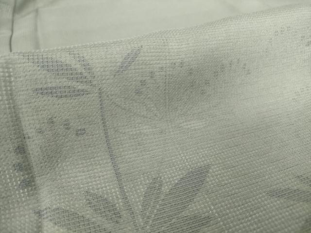 平和屋着物▽訪問着 無双 紗袷 紗×絽 草花文 正絹 逸品 DAAS0477az