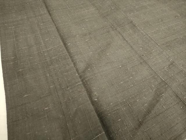 平和屋着物▽男性 紬 単衣 檳榔子染色 正絹 逸品 DAAS0502az