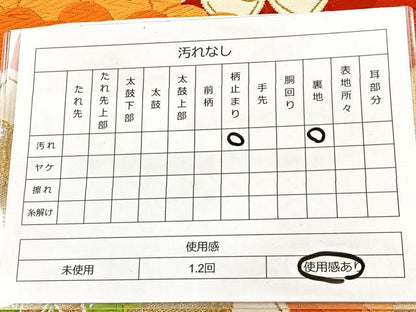 平和屋着物◎六通柄袋帯　唐織　大菊華文　金銀糸　正絹　逸品　BAAT2082ph