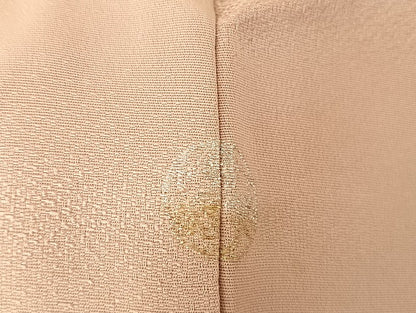 平和屋着物●染刺工芸　大羊居　東京友禅　訪問着　刺繍　立波草花文　金糸　金彩　正絹　逸品　AAAU4282np