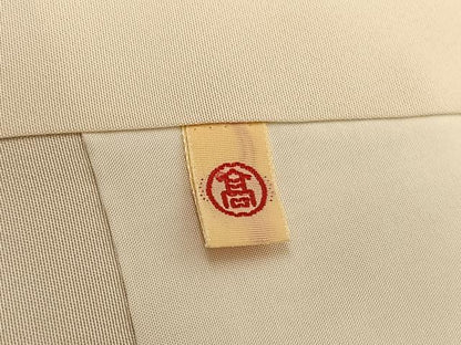 平和屋着物●上質な紬 亀甲文 高島屋扱い 正絹 逸品 BAAT6614hv