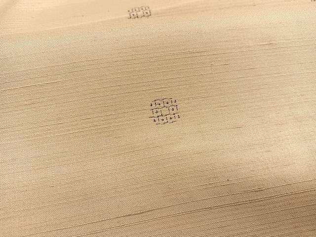 平和屋着物●上質な紬 亀甲文 高島屋扱い 正絹 逸品 BAAT6614hv