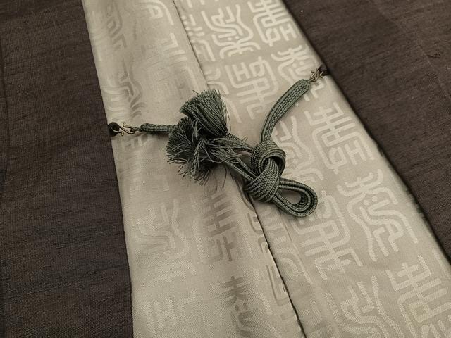 平和屋着物●男性　紬　アンサンブル　霞文　正絹　逸品　BAAT6632hv