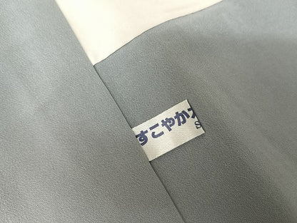 平和屋着物●上質なお召　縞　正絹　逸品　AAAU4346np